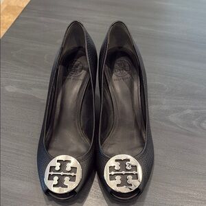 Tory Burch Black Leather Women's Shoes